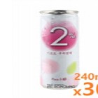 캔)2%부족할때 복숭아   /240ml*30