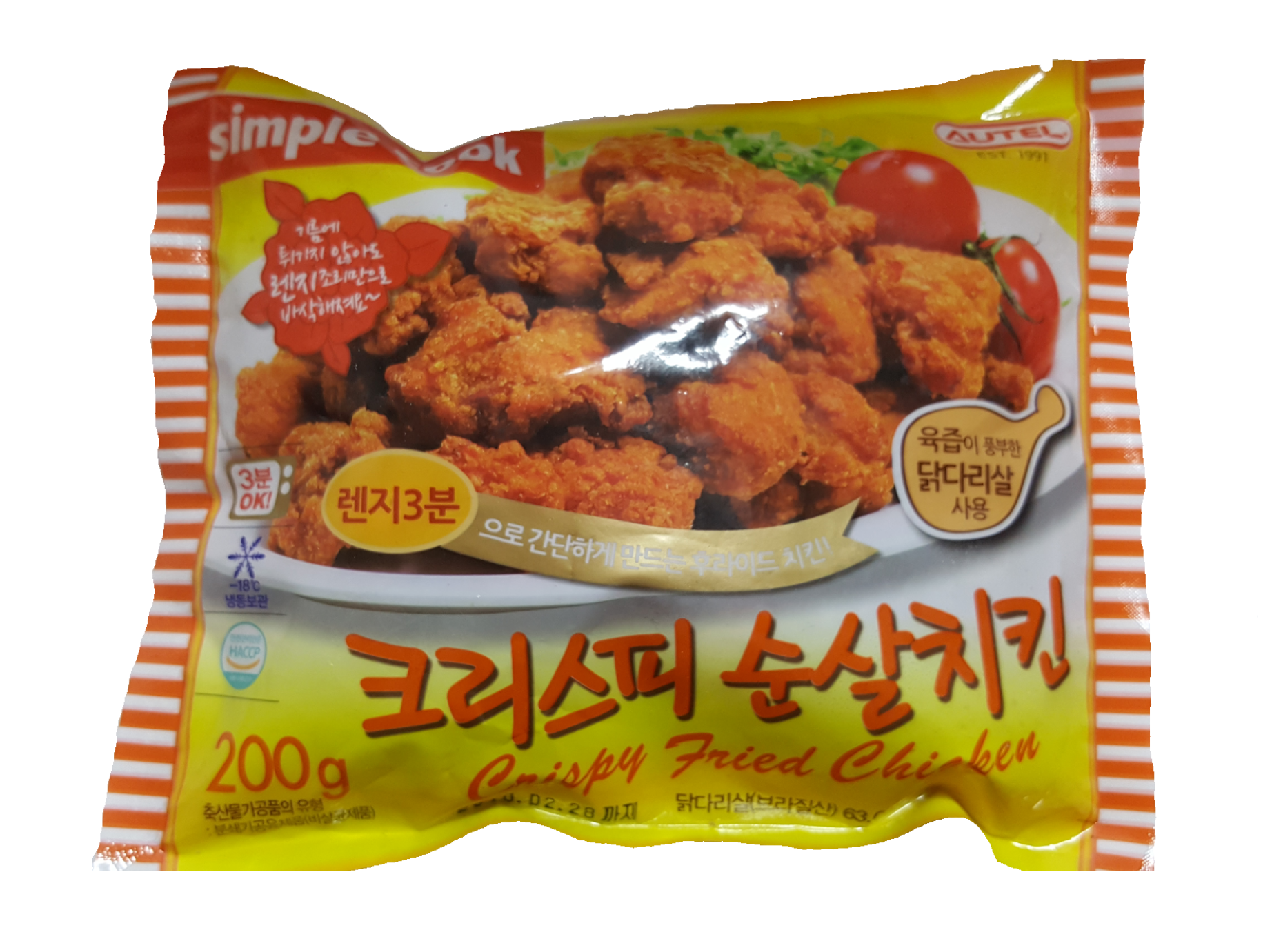 냉동)한쿡크리스피 순살 치킨200g*5ea