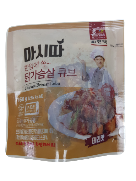 냉동) 마시따 닭가슴살 큐브 (데리맛)*5