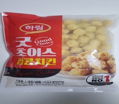 냉동] 하림 팝콘치킨1kg