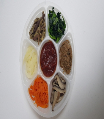 냉동] 비빔밥 나물세트125g*5