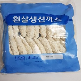 냉동] 흰살 생선까스 1.2g(60g*20개)